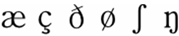 IPA発音記号文字