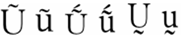 チルドＵ文字