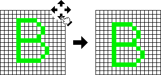 1マス分移動